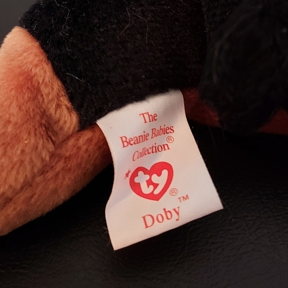 TY Beanie Baby Doby 1996 Dog - Picture 5 of 6